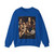 LLANOS, Fernando - Virgin and Child with the Infant St John the Baptist, Attended by Angels (Artwork) Crewneck Sweatshirt