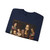 LLANOS, Fernando - Virgin and Child with the Infant St John the Baptist, Attended by Angels (Artwork) Crewneck Sweatshirt