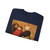 BRUEGEL, Pieter the Elder - 02 - Children's Games - detail (13) (Artwork) Crewneck Sweatshirt