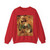 BRUEGEL, Pieter the Elder - 02 - Children's Games - detail (3) (Artwork) Crewneck Sweatshirt