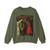 BRUEGEL, Pieter the Elder - 02 - Children's Games - detail (5) (Artwork) Crewneck Sweatshirt