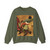 BRUEGEL, Pieter the Elder - 02 - Children's Games - detail (11) (Artwork) Crewneck Sweatshirt