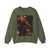 BRUEGEL, Pieter the Elder - 05.demons and devils - Dulle Griet (detail)2 (Artwork) Crewneck Sweatshirt