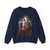BELLINI, Jacopo - Madonna and Child Adored by Lionello d'Este (Artwork) Crewneck Sweatshirt