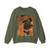 BRUEGEL, Pieter the Elder - 02 - Children's Games - detail (4) (Artwork) Crewneck Sweatshirt