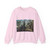 UDEN, Lucas van - River Landscape (Artwork) Crewneck Sweatshirt