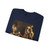 DELACROIX, EUGENE - Michelangelo in his Studio (Artwork) Crewneck Sweatshirt