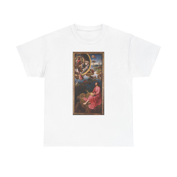 MEMLING, Hans -middle- St John Altarpiece (right wing) (Artwork) T-Shirt
