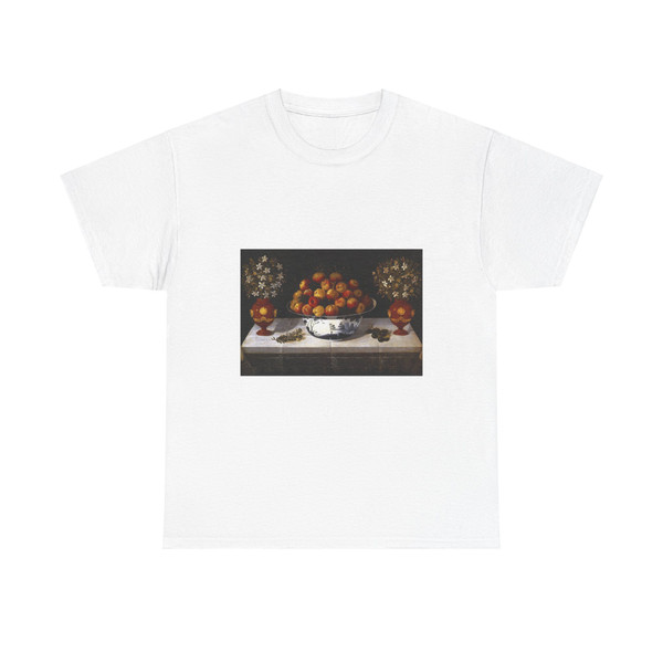 HIEPES, Tomas - Still-Life with Fruit and Flowers (Artwork) T-Shirt