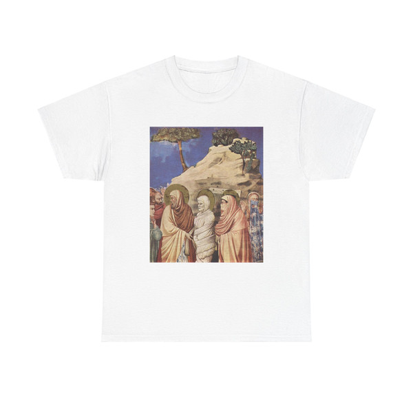 GIOTTO di Bondone - 9. Raising of Lazarus (detail) (Artwork) T-Shirt