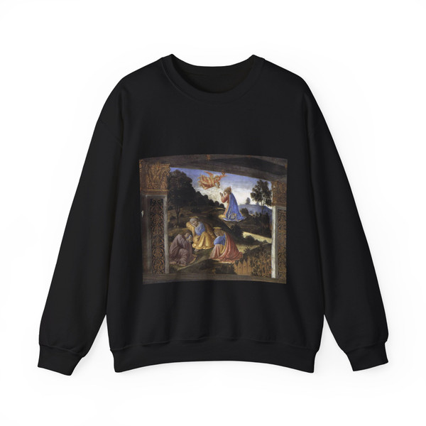 ROSSELLI, Cosimo - The Last Supper (detail)3 (Artwork) Crewneck Sweatshirt