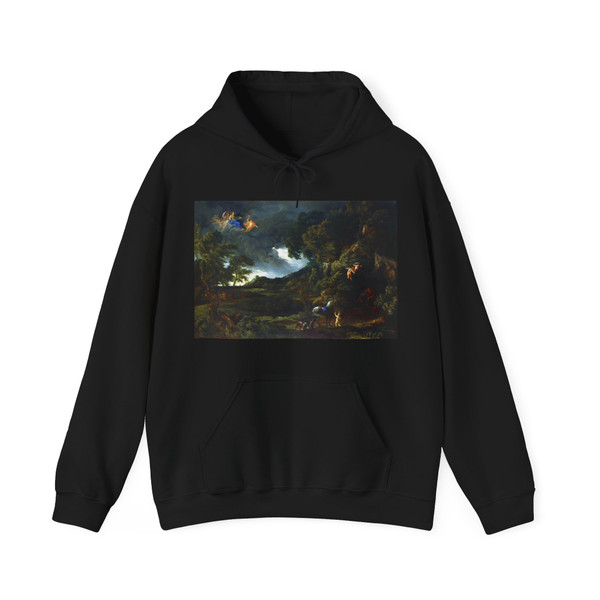 DUGHET, Gaspard - Landscape with the Union of Dido and Aeneas (Artwork) Hoodie