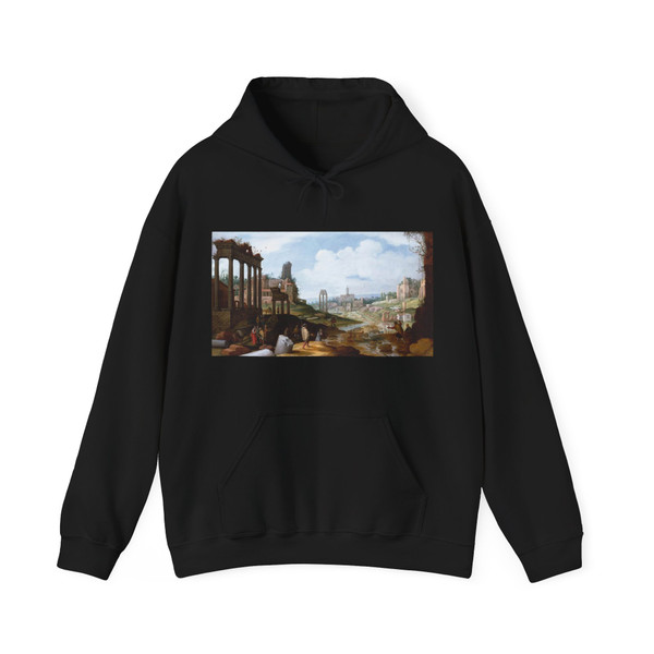 NIEULANDT, Willem van, the Younger - View of the Forum Romanum (Artwork) Hoodie