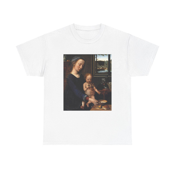 DAVID, Gerard - Virgin and Child with the Milk Soup (Artwork) T-Shirt