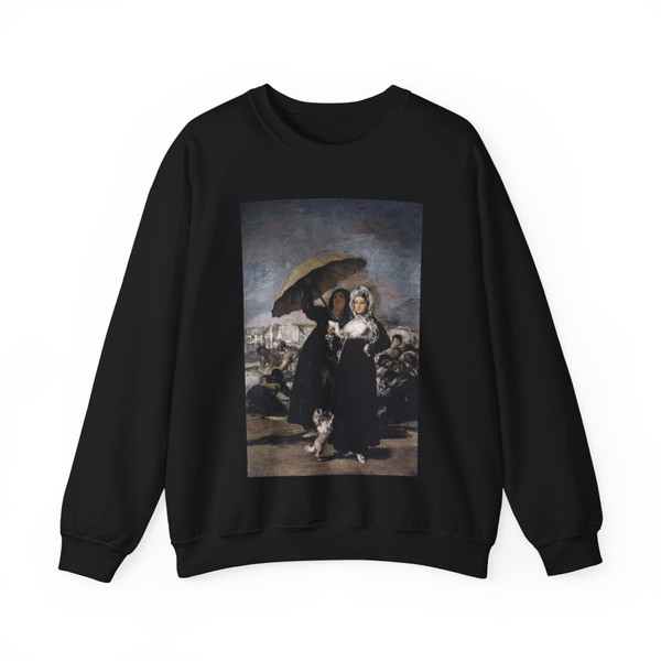 GOYA Y LUCIENTES, Francisco de - Les Jeunes or the Young Ones (Artwork) Crewneck Sweatshirt