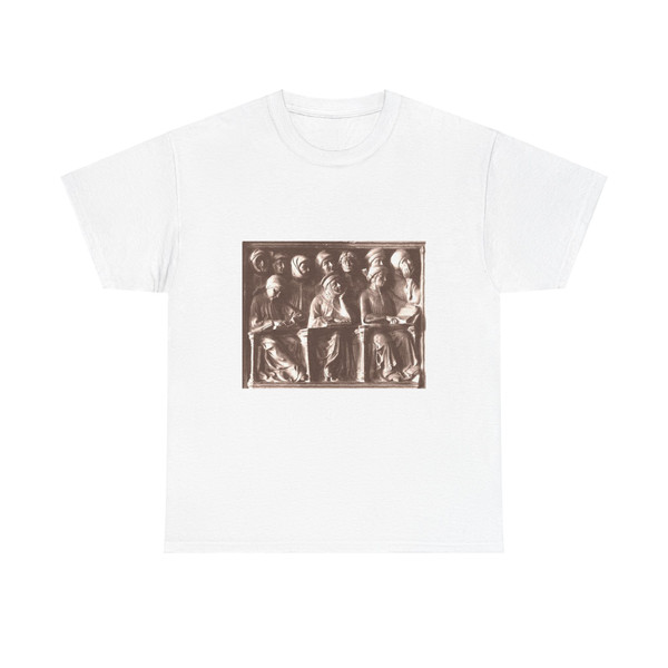DALLE MASEGNE, Jacobello - Students, detail of the Tomb of Giovanni da Legnano (Artwork) T-Shirt