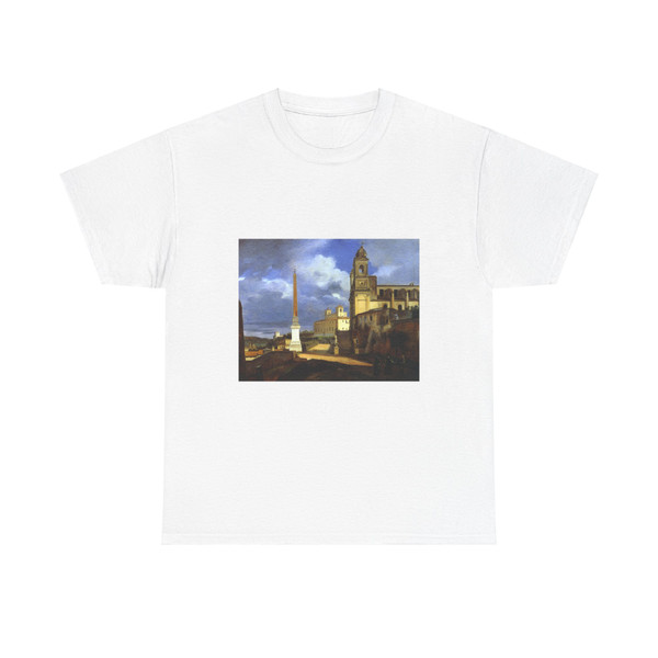 GRANET, Francois-Marius - S. Trinita dei Monti and the Villa Medici, Rome (Artwork) T-Shirt