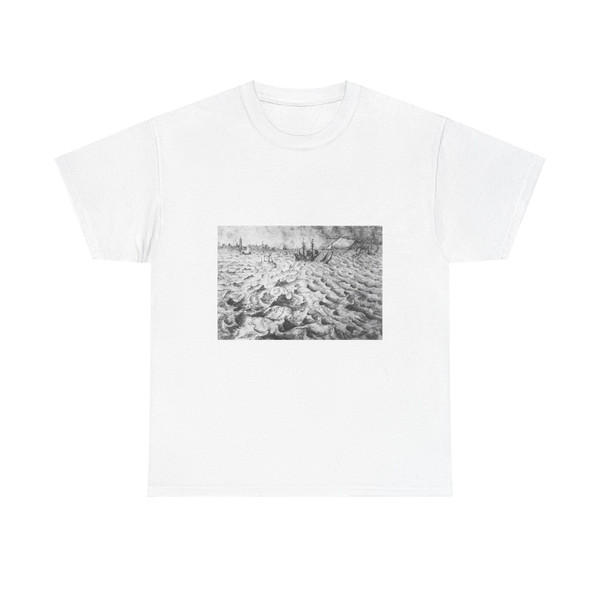 BRUEGEL, Pieter the Elder - 13.Graphics - Seascape with a View of Antwerp (Artwork) T-Shirt