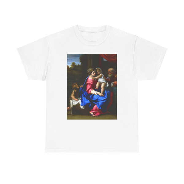 CARRACCI, Annibale - The Holy Family with the Infant Saint John the Baptist (Artwork) T-Shirt