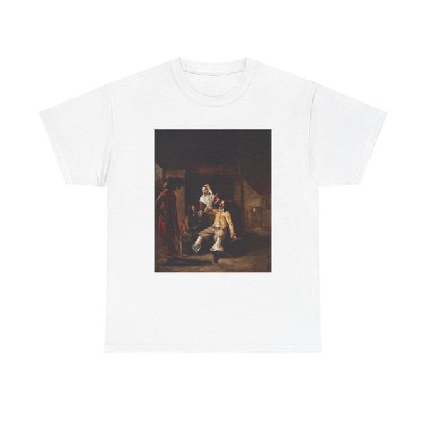 HOOCH, Pieter de - Two Soldiers and a Serving Woman with a Trumpeter (Artwork) T-Shirt