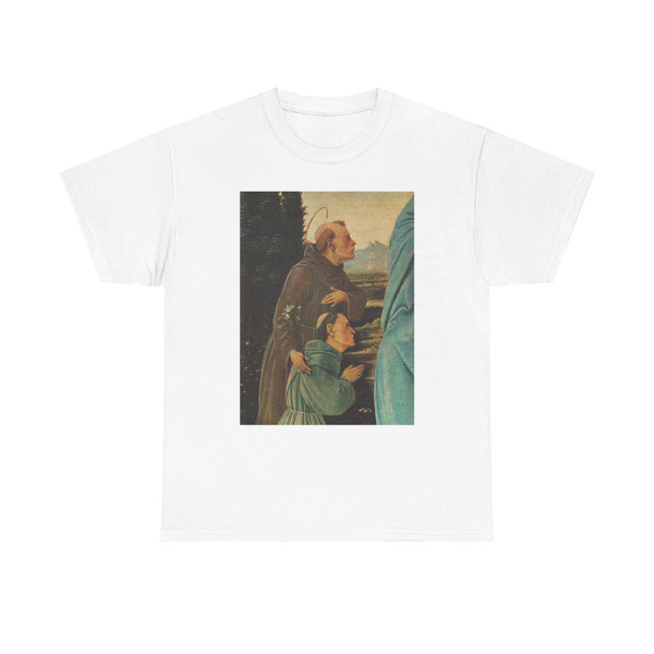 LIPPI, Filippino  - Madonna with Child, St Anthony of Padua and a Friar (detail) (Artwork) T-Shirt