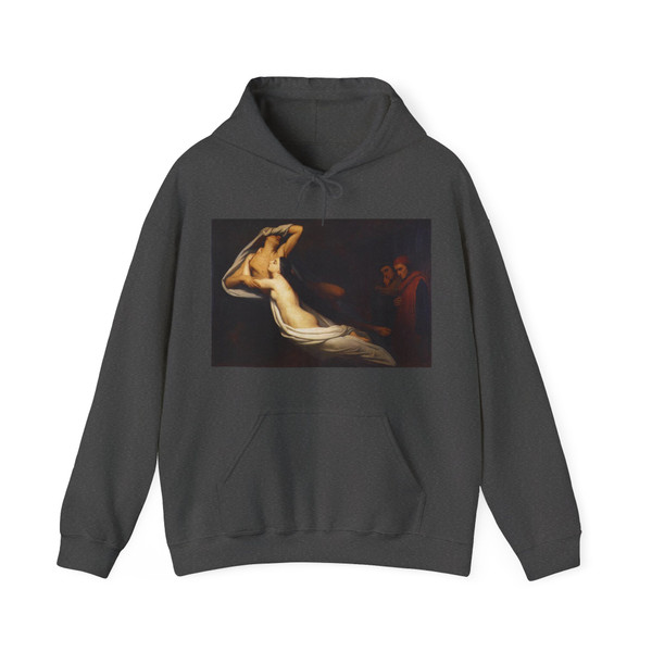 SCHEFFER, Ary - The Ghosts of Paolo and Francesca Appear to Dante and Virgil2 (Artwork) Hoodie