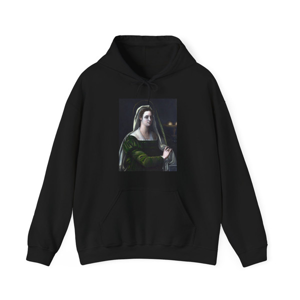 SEBASTIANO DEL PIOMBO - Portrait of a Lady with the Attributes of Saint Agatha (Artwork) Hoodie
