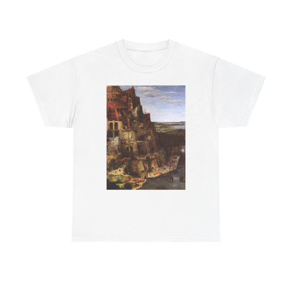 BRUEGEL, Pieter the Elder - 06 - The Tower of Babel - detail (1) (Artwork) T-Shirt