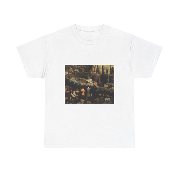 BRUEGEL, Pieter the Elder - 06 - The Tower of Babel - detail (3) (Artwork) T-Shirt