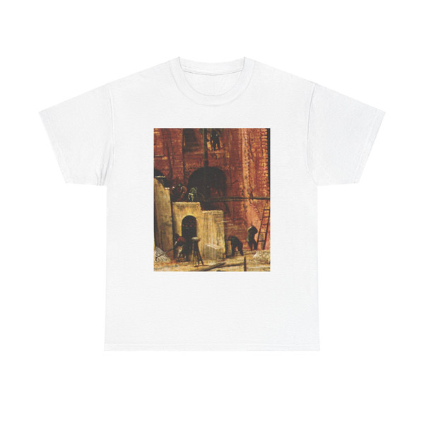 BRUEGEL, Pieter the Elder - 06 - The Tower of Babel - detail (7) (Artwork) T-Shirt