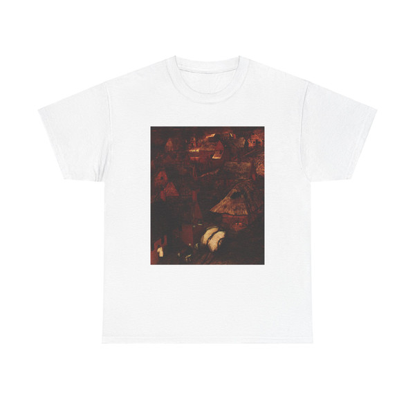 BRUEGEL, Pieter the Elder - 07.Months Series - Gloomy Day (detail)4 (Artwork) T-Shirt