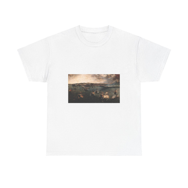 BRUEGEL, Pieter the Elder - 12.other - Naval Battle in the Gulf of Naples (Artwork) T-Shirt