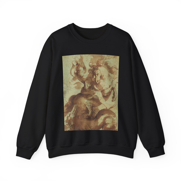 RUBENS, Peter Paul - St. George Slaying the Dragon (Artwork) Crewneck Sweatshirt