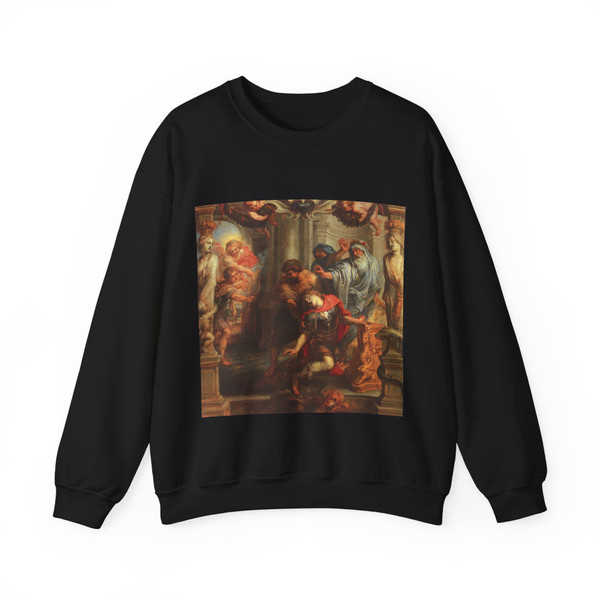 RUBENS, Peter Paul - The Death of Achilles (Artwork) Crewneck Sweatshirt
