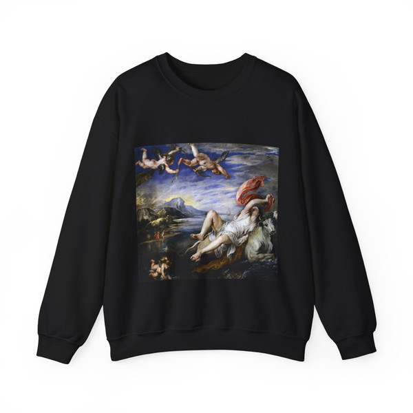 RUBENS, Peter Paul - The Rape of Europa (Artwork) Crewneck Sweatshirt