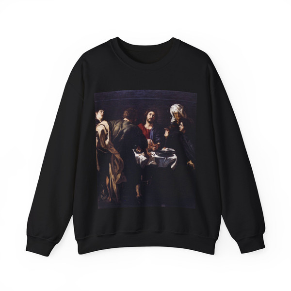 RUBENS, Peter Paul - The Supper At Emmaus (Artwork) Crewneck Sweatshirt