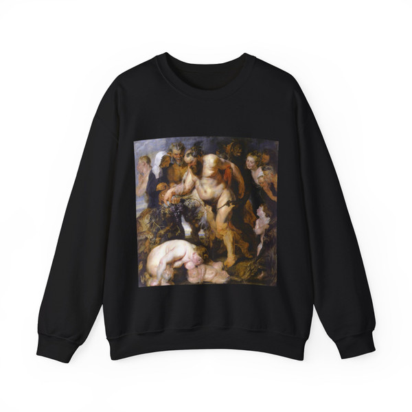 RUBENS, Peter Paul - The Drunken Silenus (Artwork) Crewneck Sweatshirt