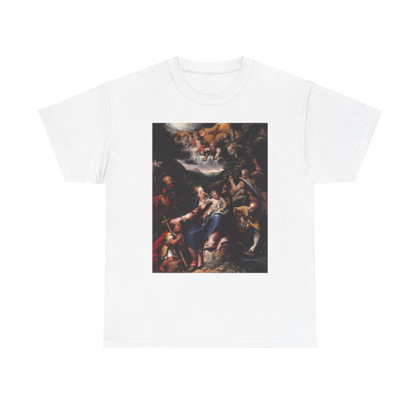 CALVAERT, Denys - The Holy Family with the Infant St John the Baptist in a Landscape (Artwork) T-Shirt