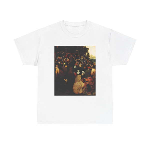 BRUEGEL, Pieter the Elder - 09 - The Sermon of St John the Baptist - detail (1) (Artwork) T-Shirt