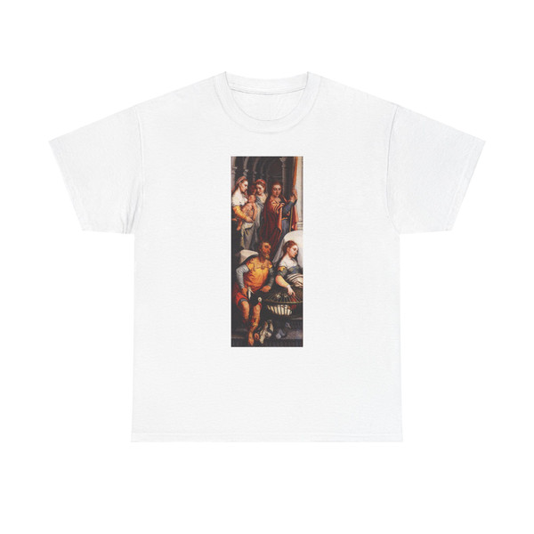 AERTSEN, Pieter - Left wing of a Triptych with the Adoration of the Magi (reverse side) (Artwork) T-Shirt