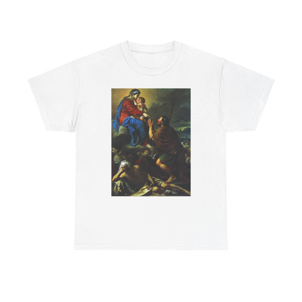 DAVID,Jacques-Louis - St Roch Asking the Virgin Mary to Heal Victims of the Plague (Artwork) T-Shirt