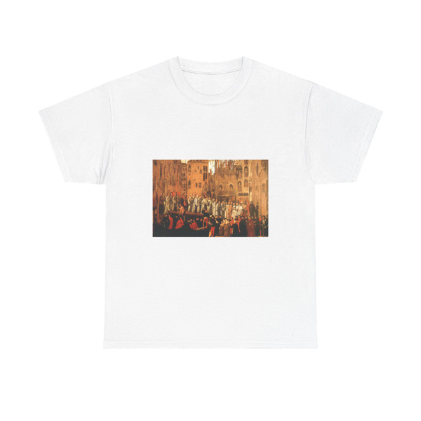 MANSUETI, Giovanni - Miracle of the Relic of the Holy Cross in Campo San Lio (Artwork) T-Shirt