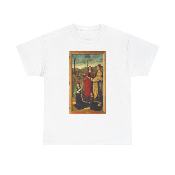 GOES, Hugo van der -Portinari- Sts. Margaret and Mary Magdalene with Maria Portinari (Artwork) T-Shirt