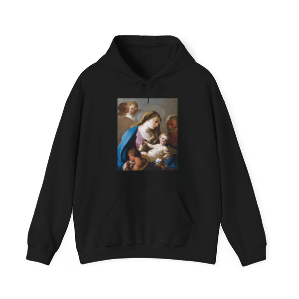 MURA, Francesco de - Holy Family with the Infant St John The Baptist (Artwork) Hoodie