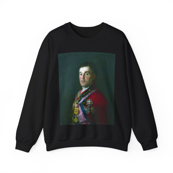 GOYA Y LUCIENTES, Francisco de - Portrait of the Duke of Wellington (Artwork) Crewneck Sweatshirt