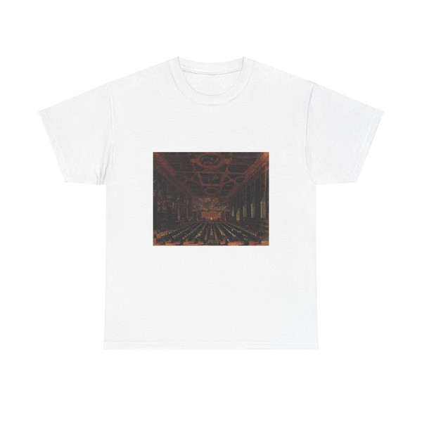 DIZIANI, Antonio - The Sala del Maggior Consiglio, Doge's Palace (Artwork) T-Shirt
