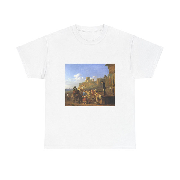 DUJARDIN, Karel - A Party of Charlatans in an Italian Landscape (Artwork) T-Shirt