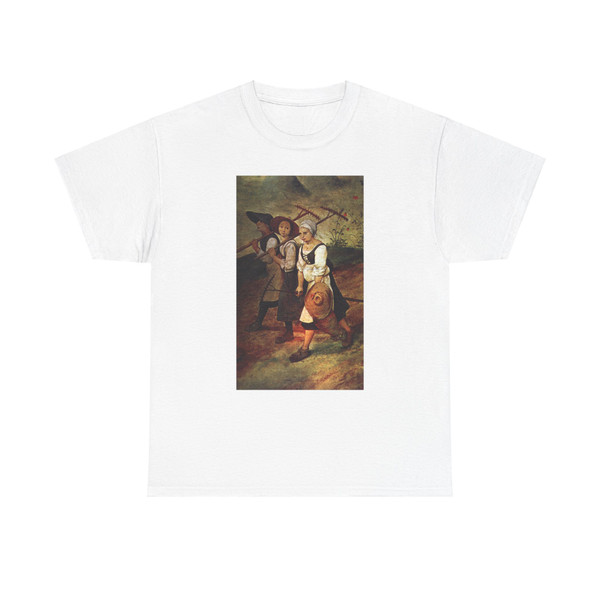 BRUEGEL, Pieter the Elder - 07.Months Series - Haymaking (detail)2 (Artwork) T-Shirt