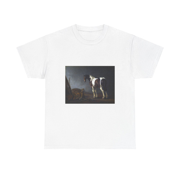 CALRAET, Abraham van - A Horse with a Saddle Beside it (Artwork) T-Shirt