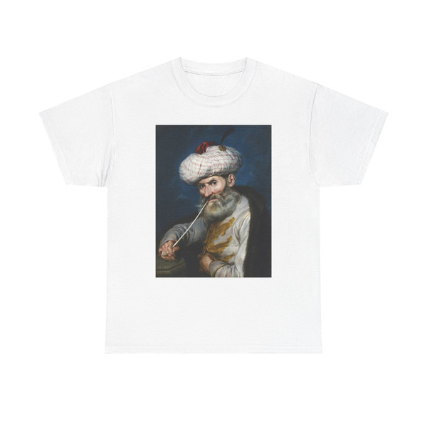 CERUTI, Giacomo - Portrait of a Smoking Man in Oriental Habit (Artwork) T-Shirt